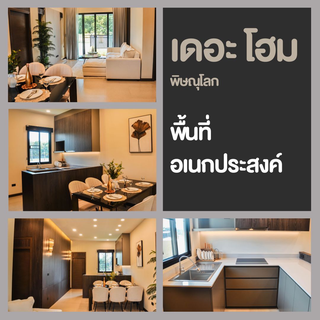 พื้นที่อเนกประสงค์ บ้านเดี่ยวพิษณุโลก The Home