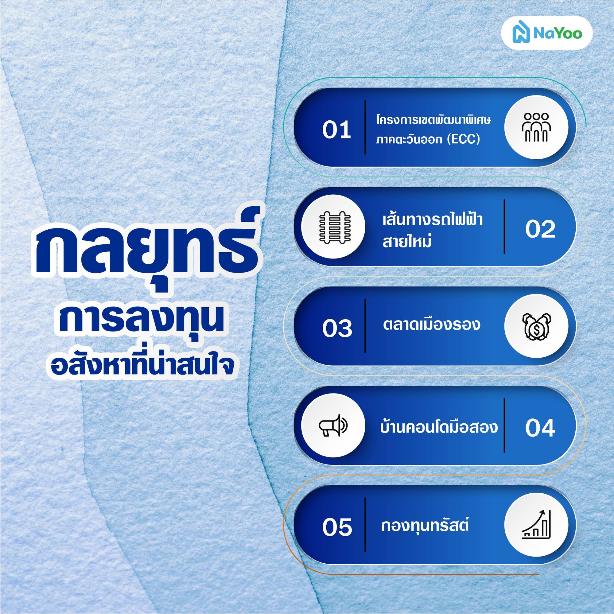 กลยุทธ์การลงทุนอสังหาที่น่าสนใจ