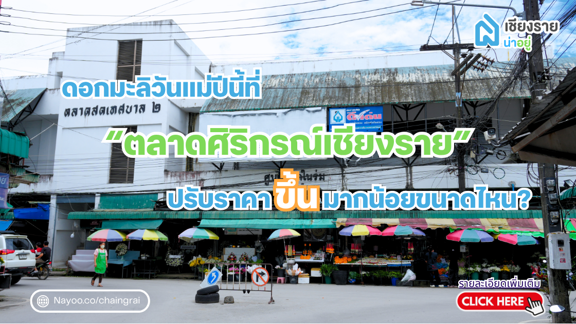 ดอกมะลิวันแม่ปีนี้ที่ ตลาดศิริกรณ์เชียงราย ปรับราคาขึ้นมากน้อยขนาดไหน?
