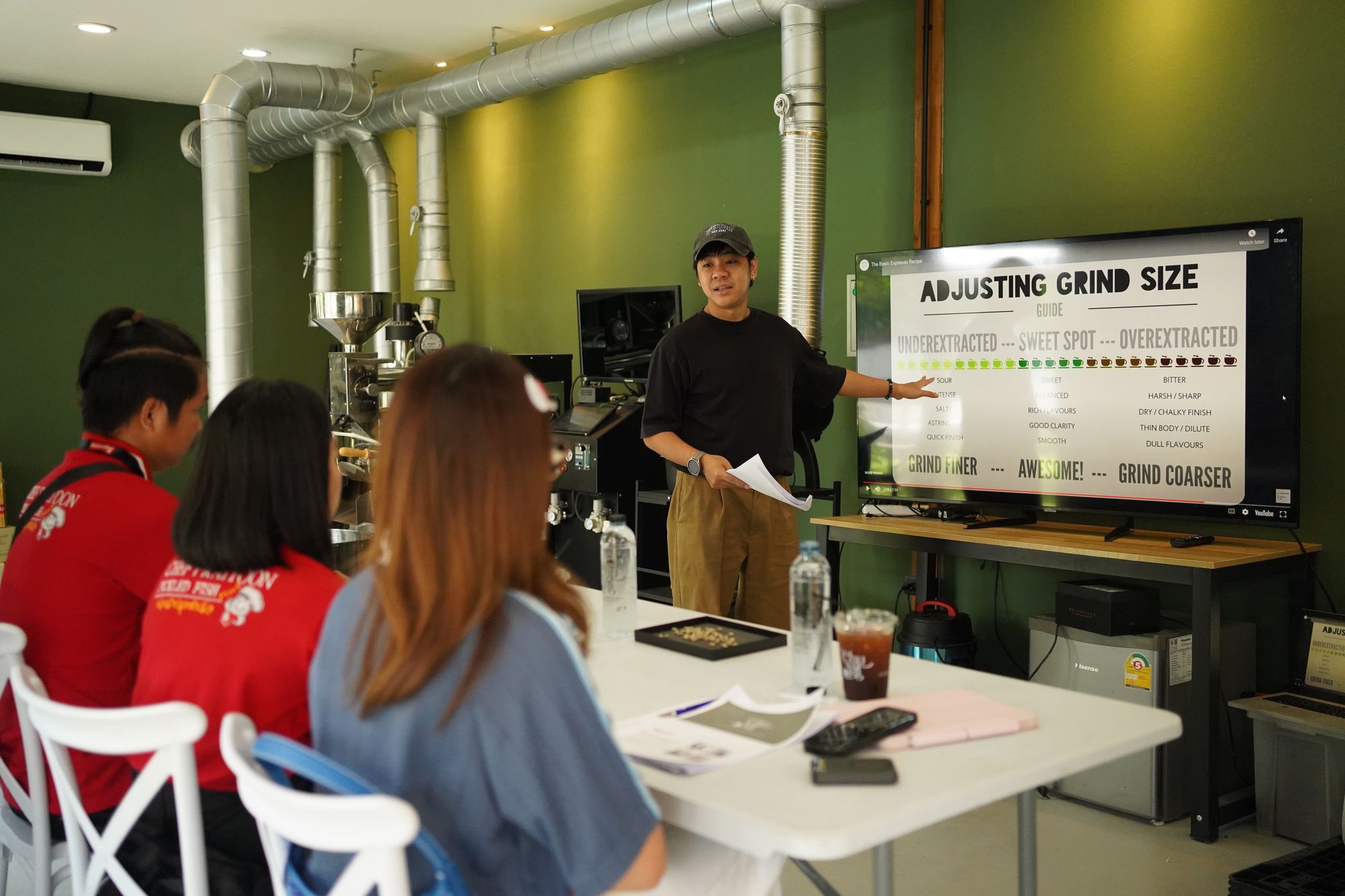โรงคั่วกาแฟชูใจ ปรึกษา เปิดร้านกาแฟครบวงจร