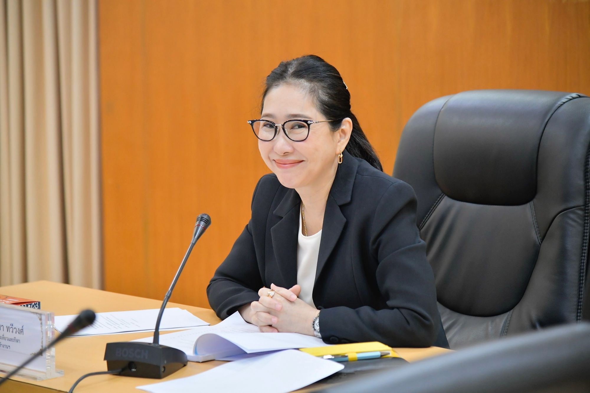 นางสาวนัทรียา ทวีวงศ์ ปลัดกระทรวงการท่องเที่ยวและกีฬา