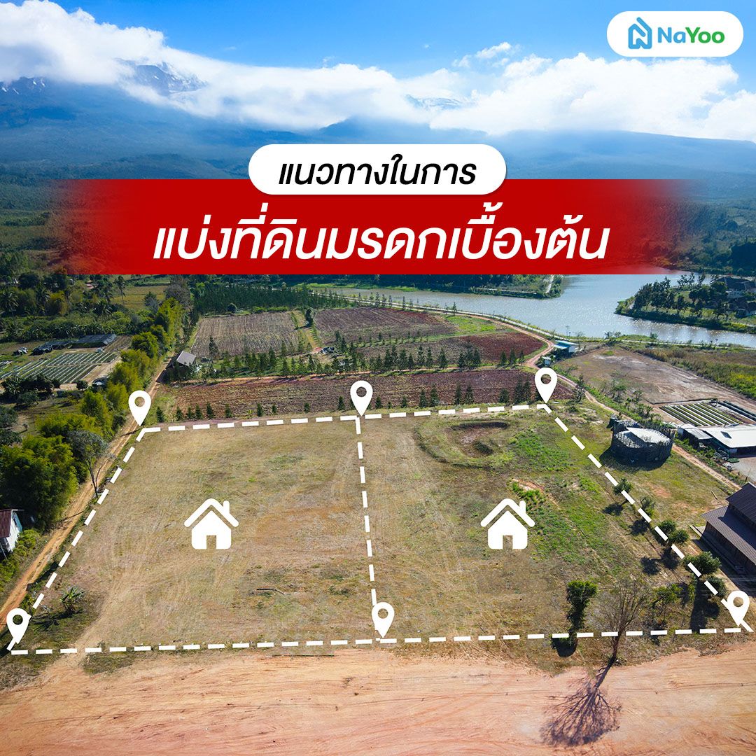 แนวทางในการแบ่งที่ดินมรดกเบื้องต้น