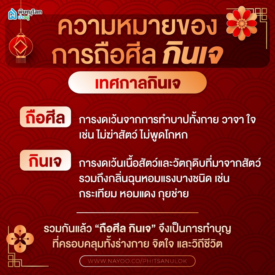 ไกด์ไลน์เทศกาลกินเจ ความหมายของการถือศีล กินเจ
