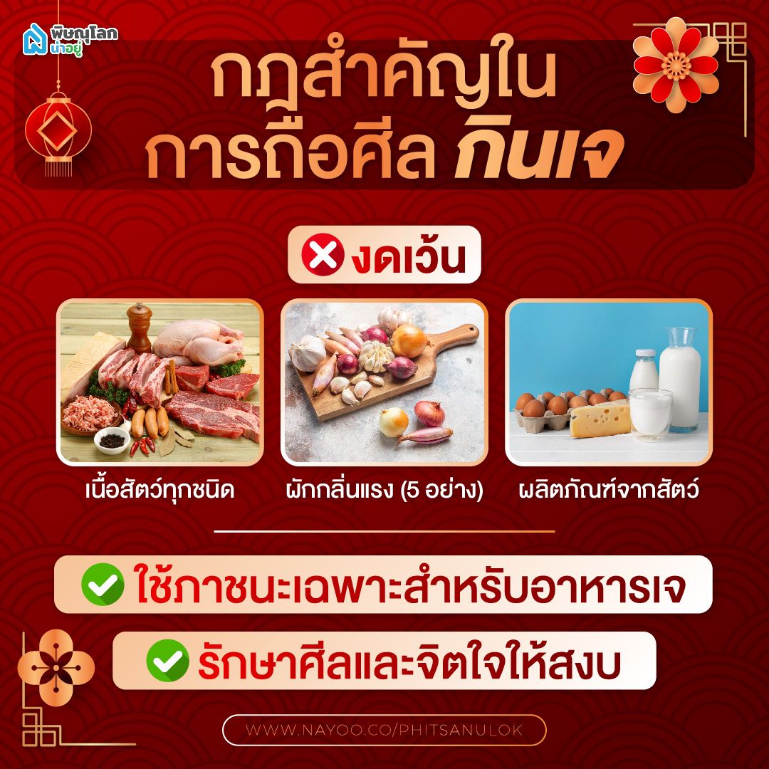 ไกด์ไลน์เทศกาลกินเจ กฎสำคัญในการถือศีล กินเจ