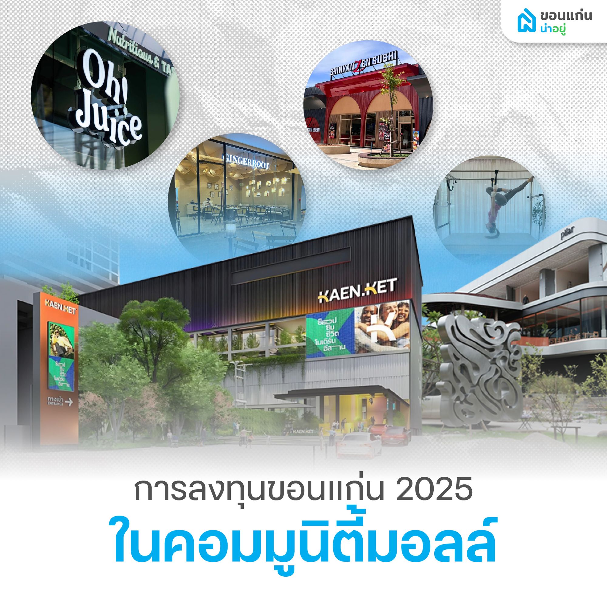 การลงทุนขอนแก่น 2025 ในคอมมูนิตี้มอลล์