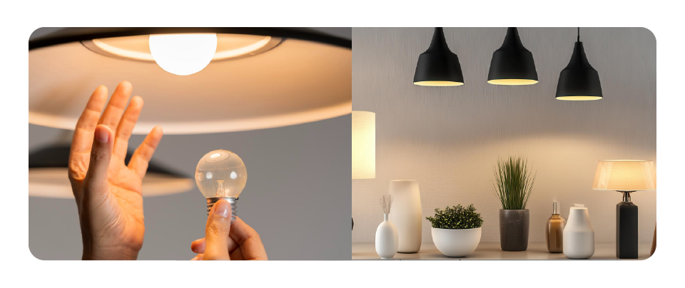 ข้อควรรู้เรื่องตำแหน่งลงไฟและจำนวนหลอดที่ควรใช้เมื่อตกแต่งภายใน