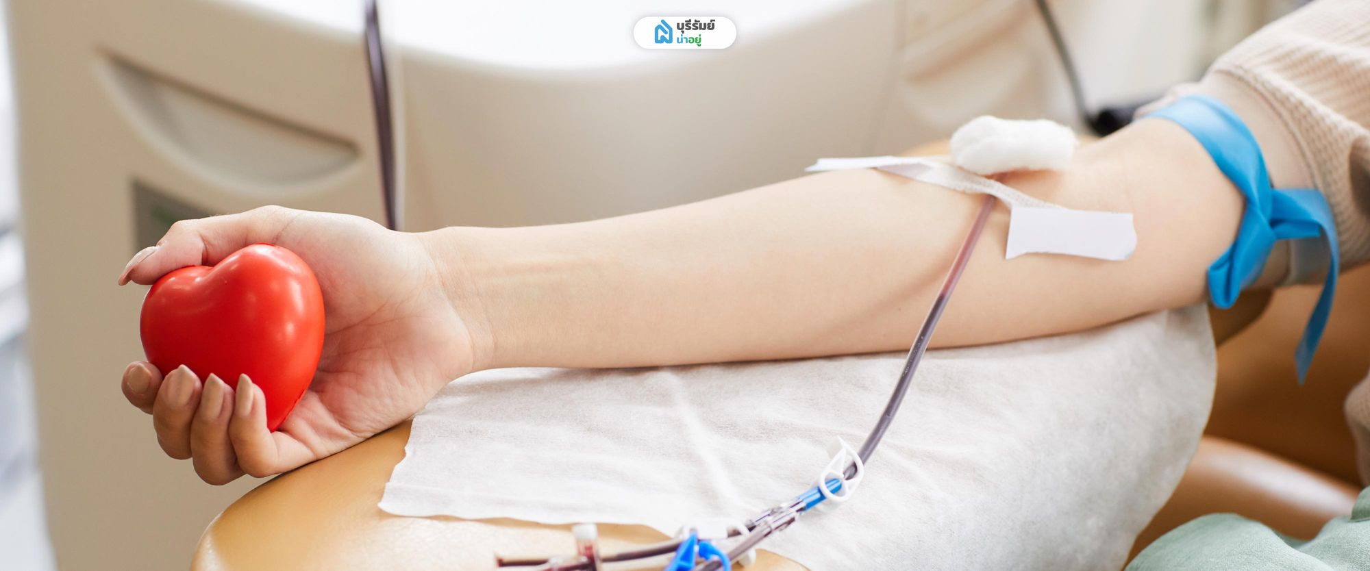 ปฏิบัติตัว ขณะบริจาคเลือด