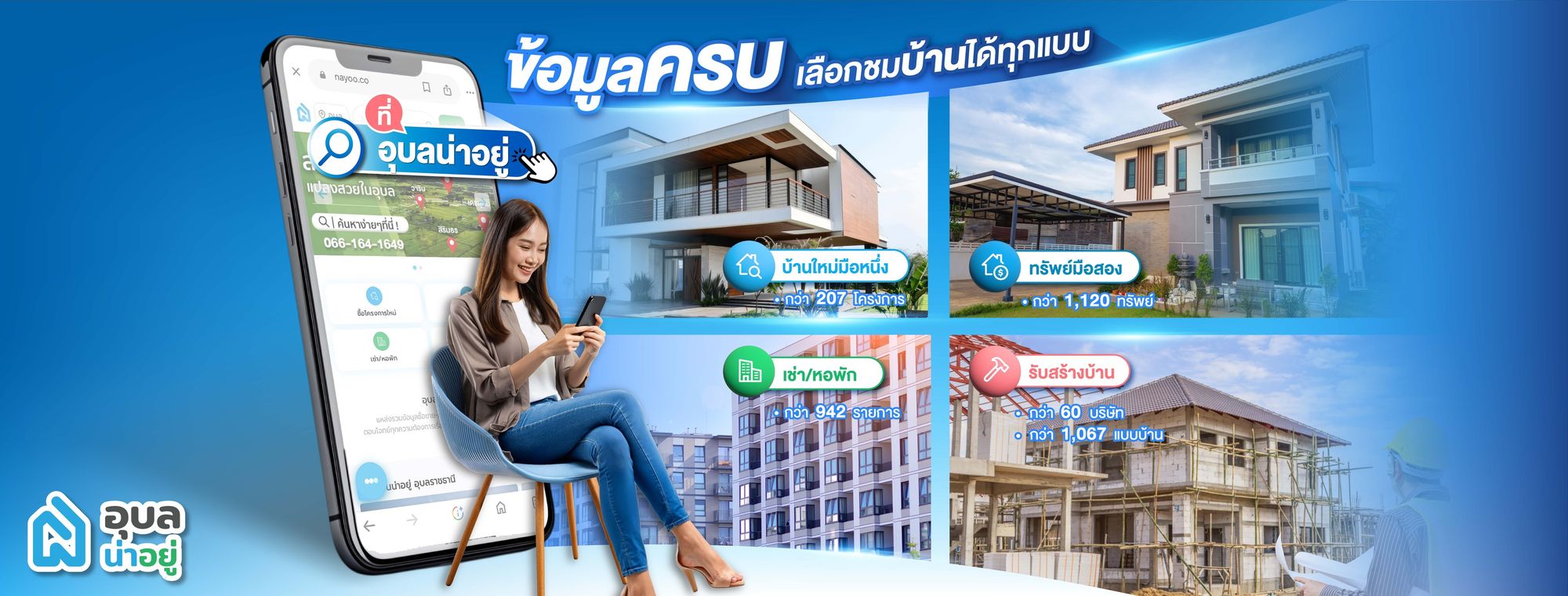 อุบลน่าอยู่ ครบทุกเรื่องที่อยู่ ของคนอุบล”มองหาบ้าน หรือ ที่อยู่อาศัย