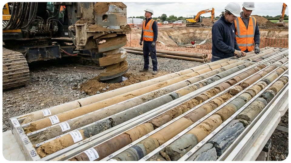 วิธีการ ขุดสำรวจชั้นดิน (Soil Investigation) ก่อนเจาะเสาเข็ม 