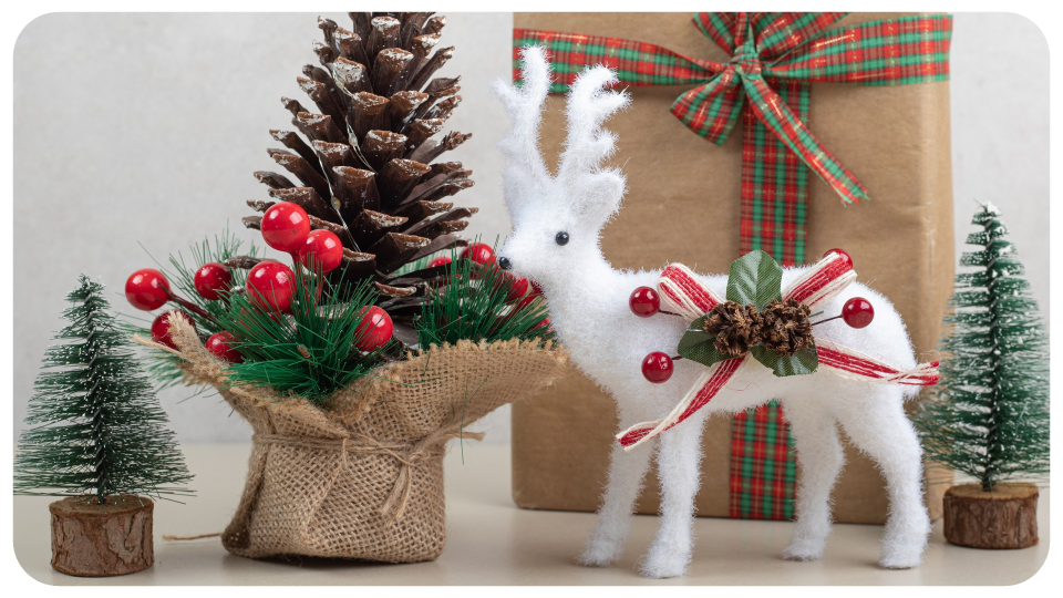 ตกแต่งห้องนั่งเล่นด้วยสัญลักษณ์แห่งเทศกาลคริสต์มาส