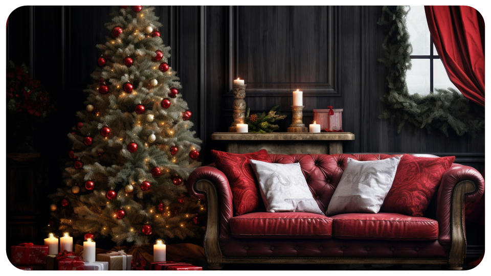 ใช้โซฟาดีไซน์หรูสร้างบรรยากาศคริสต์มาสสุดลักซ์ชัวรี่