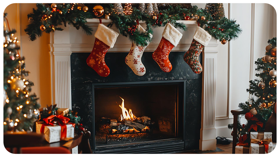 สร้างความอบอุ่นในเทศกาลคริสต์มาสด้วยเตาผิง