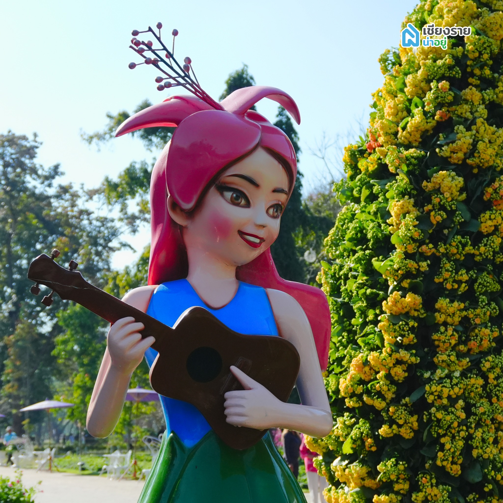 บรรยากาศชิล ๆ แบบเดินสวนไปฟังเพลงไป