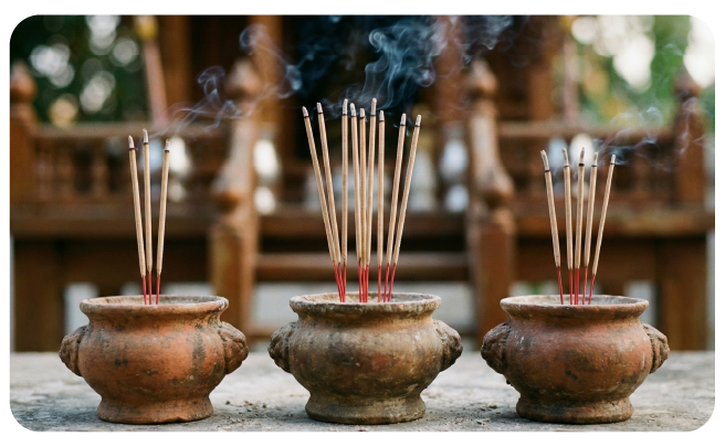 ไหว้เจ้าที่ต้องใช้ธูปกี่ดอก?