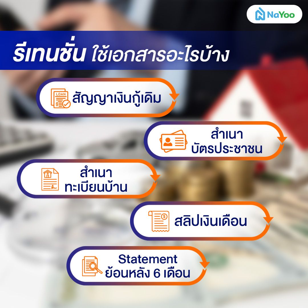 เอกสารสำหรับการยื่น รีเทนชั่น