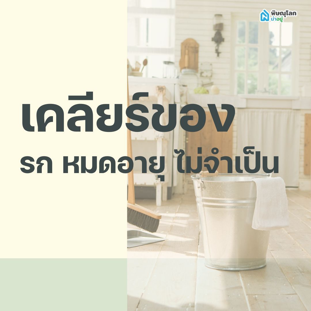 จัดบ้านต้อนรับปีใหม่ - เคลียร์ของรก ของหมดอายุ และไม่จำเป็น