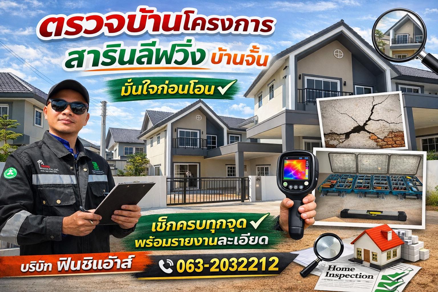 บริการรับตรวจบ้าน Finish House
