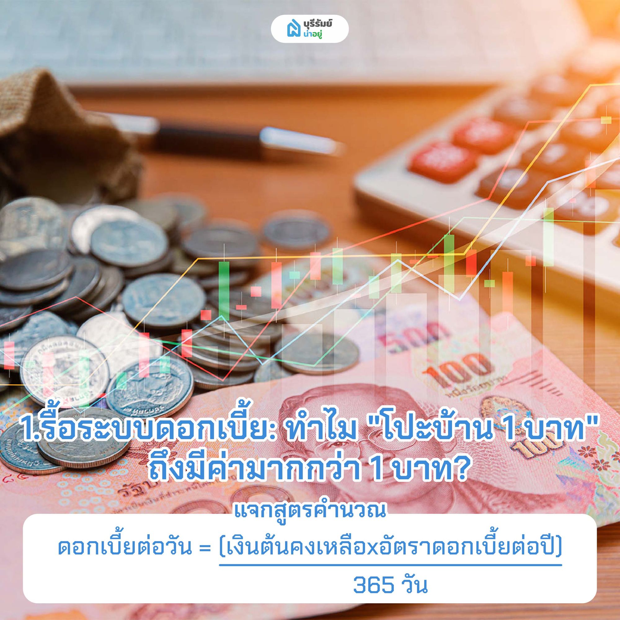 รื้อระบบดอกเบี้ย: ทำไม "โปะบ้าน 1 บาท" ถึงมีค่ามากกว่า 1 บาท?