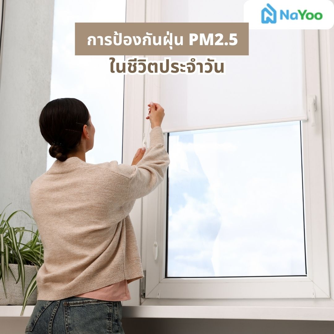 การป้องกันฝุ่น PM2.5 ในชีวิตประจำวัน