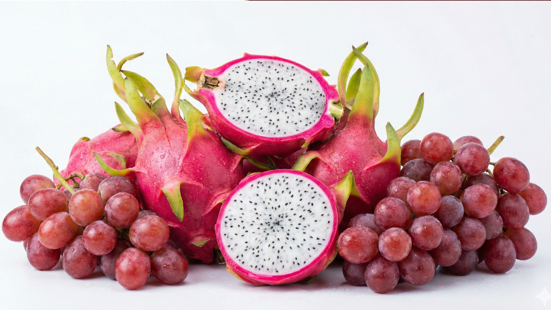 แก้วมังกร องุ่นแดง สื่อถึงความยิ่งใหญ่ สมบูรณ์ ความเจริญรุ่งเรืองที่เพิ่มพูนขึ้นเรื่อยๆ