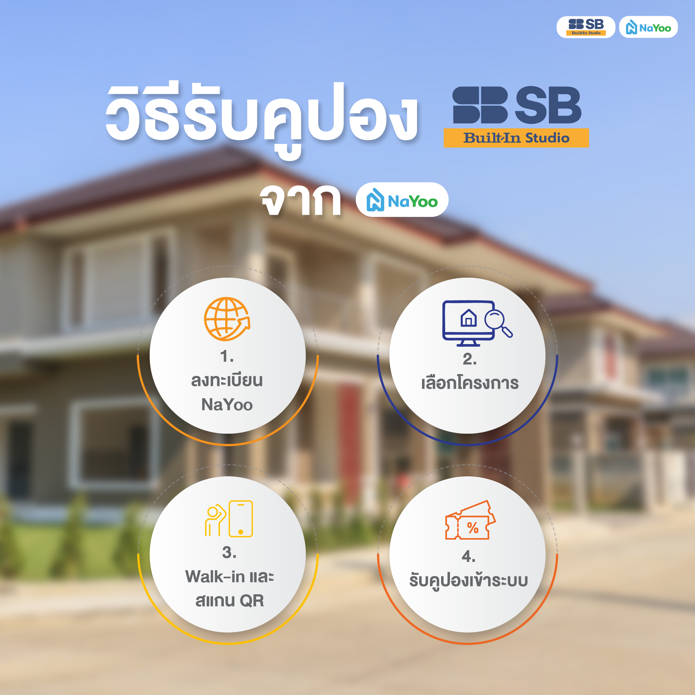 วิธีรับคูปองจาก Pro Walk in SB Built-in Studio
