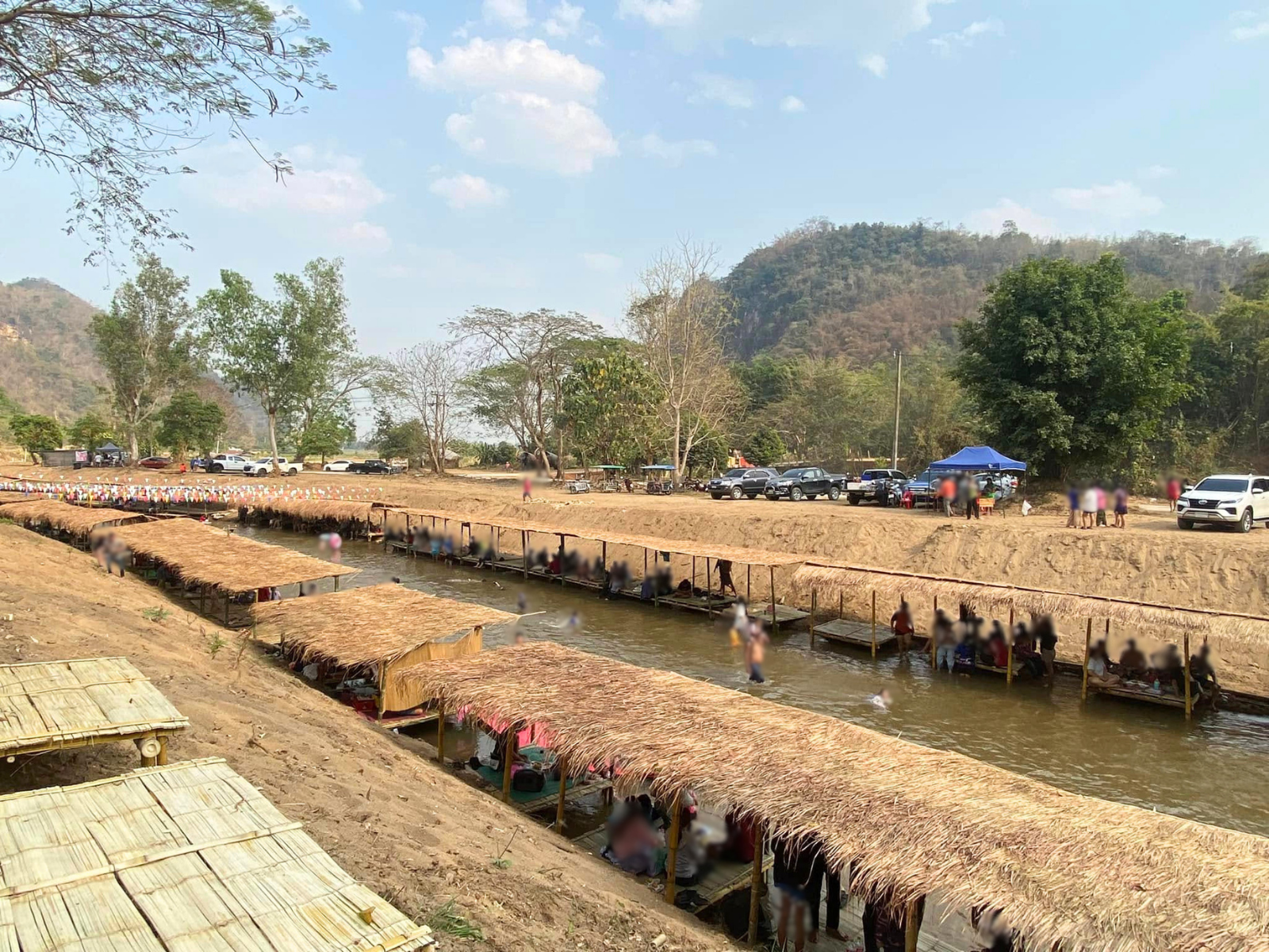 ล่องแพเปียกฝายผาม้า อ.แม่จัน