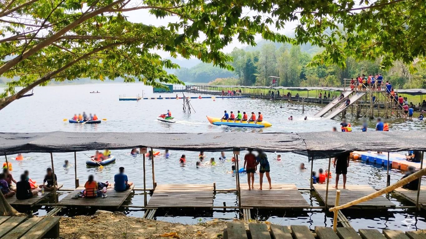 อ่างเก็บน้ำห้วยดินดำ อ.เวียงเชียงรุ้ง