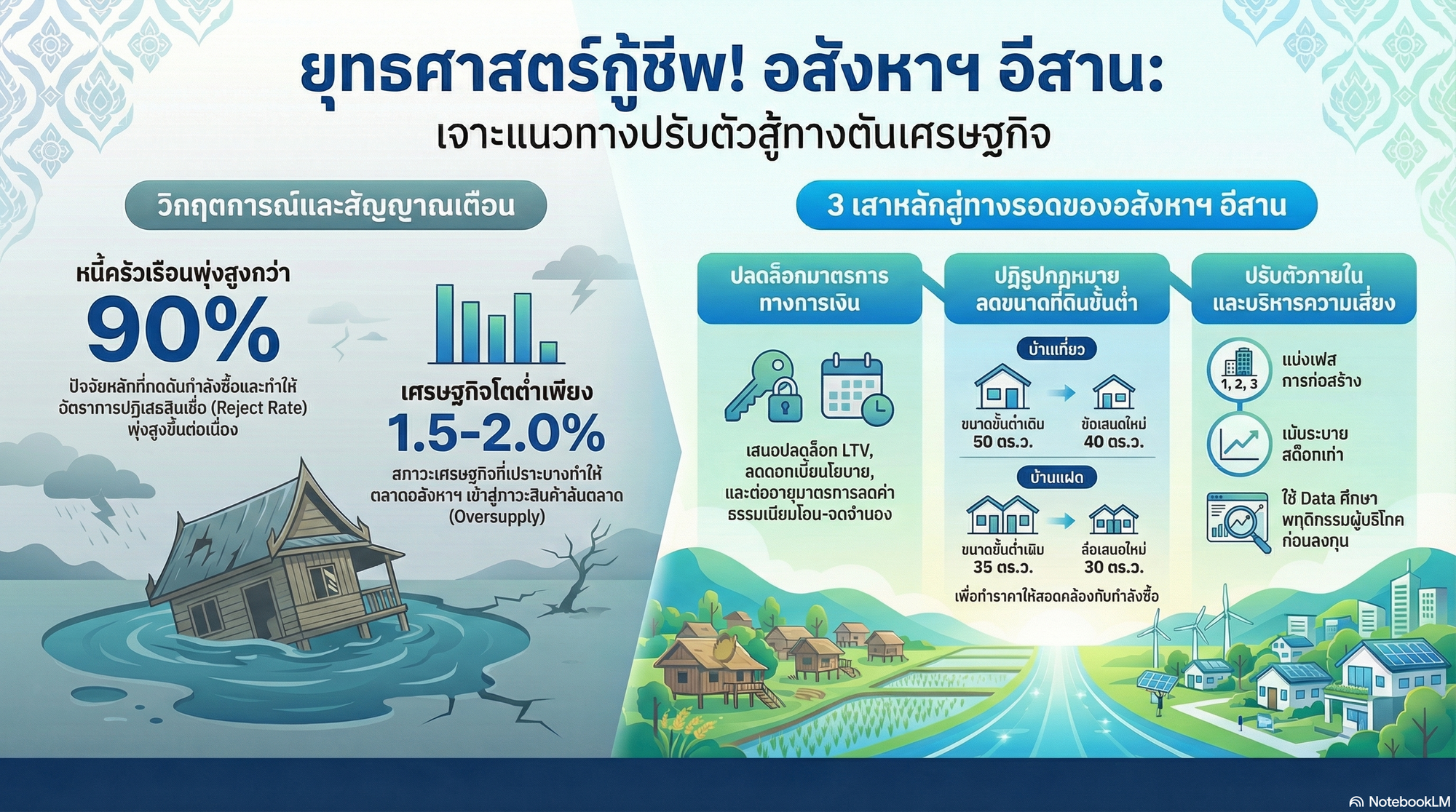 กลยุทธ์ปรับตัวสู้ตลาดอสังหาอีสาน